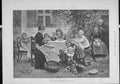 Original Old Antique Print Childrens Breakfast By Jochmus Fine Art