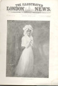 Original Old Antique Print Portrait Duchess Sutherland 1895 19th