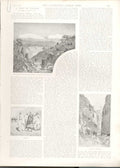 Original Old Antique Print 22 Engravings Visit To Tahilet Atlas Mountains 1895 A