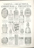 Old Antique Print Advert Useful Beautiful Christmas Present 1895 Vinolia 19th