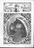 Original Old Antique Print With Christmas Greetings 1895 Fine Art Victorian