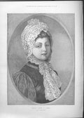 Original Old Antique Print A Girl Once Upon A Time By Storey 1895Victorian
