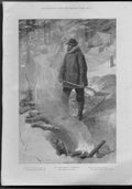 Original Old Antique Print The Gseekerschristmas His Dream Her 1900 0 Victorian