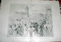 Original Old Antique Print British Occupation Pretoria 1900 Boer War Africa