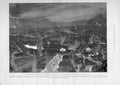 Original Old Antique Print Lighting Coronation Bonfires London 1902 20th