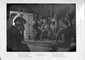 Original Old Antique Print Men At Arms' Christmas By Stewart 1902 20th Century