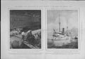 Original Old Antique Print Disasters French & American Navies 1905 Ships 20th