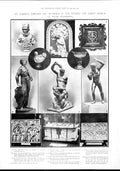 Original Old Antique Print Pierpont Morgans Art Treasures At V & A 1905 20th
