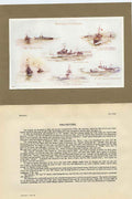 Original Old Antique Print King'S Ships Destroyers Drom 1880 To 1912 S Victorian