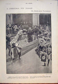 Original Old Antique Print Portrait King Edward Court Dress Stuart-Wortley 1901
