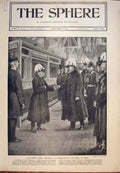 Old Antique Print Roberts Paddington Station Prince Wales Gibraltar 1901 20th