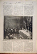 Original Old Antique Print Portrait Viscount Wolseley Commander-In-Chief 1901