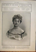 Original Old Antique Print Boer War General Botha Africa Veldt 1901 Victorian
