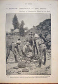 Original Old Antique Print South Africa Gordons Witklodog Smith-Dorrien Daniels
