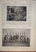Original Old Antique Print Irish Party House Commons Redmond 1901 20th