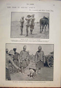 Original Old Antique Print House Lords Viscount Wolseley 1901 20th