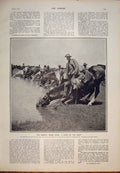 Original Old Antique Print Glasgow Exhibition Canadian Pavilion Gallery Scotland