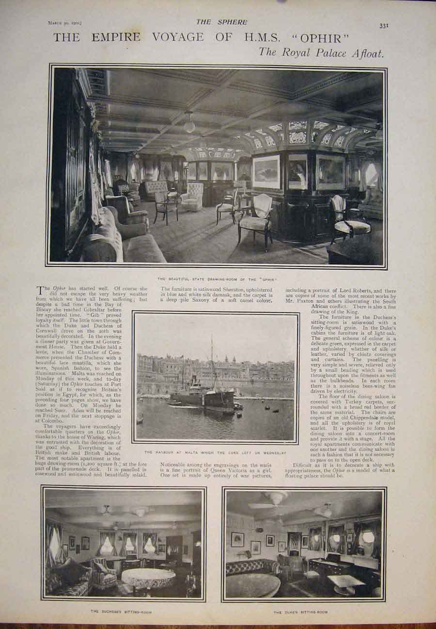 Old Antique Print Roberts Milner Africa Governor Transvaal Commander 1901 20th