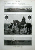 Original Old Antique Print Saving The Oregon The Bulldog American Navy 1900 20th