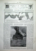 Original Old Antique Print National Bavarian Museum Munich Fine Art Bldg Paris