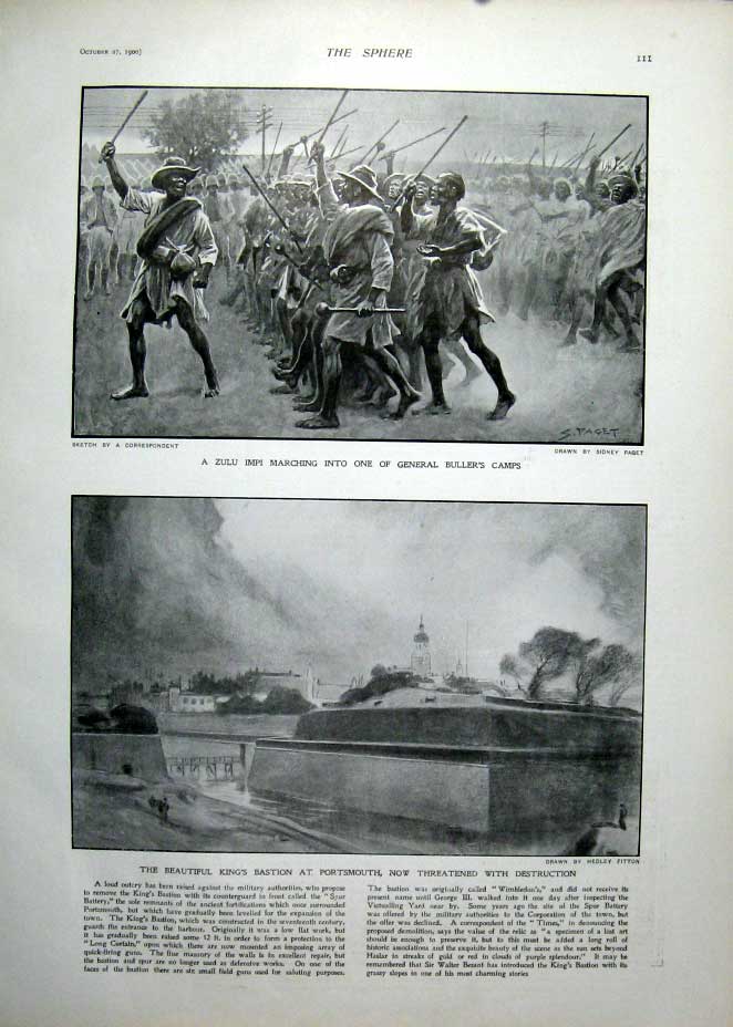 Original Old Antique Print Commanders In Chiief The 19th Century 1900 20th