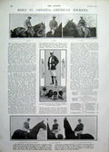 Old Antique Print Where Capt De Montmorency & Col Hoskier Fell 1900 Afric 20th
