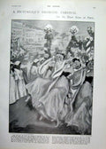 Old Antique Print Lee Waller As D'Artagnan At Lyceum Theatre 1900 London 20th