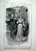 Original Old Antique Print Reyn'S Betty Duchess Devonshire Fine Art 1900 20th