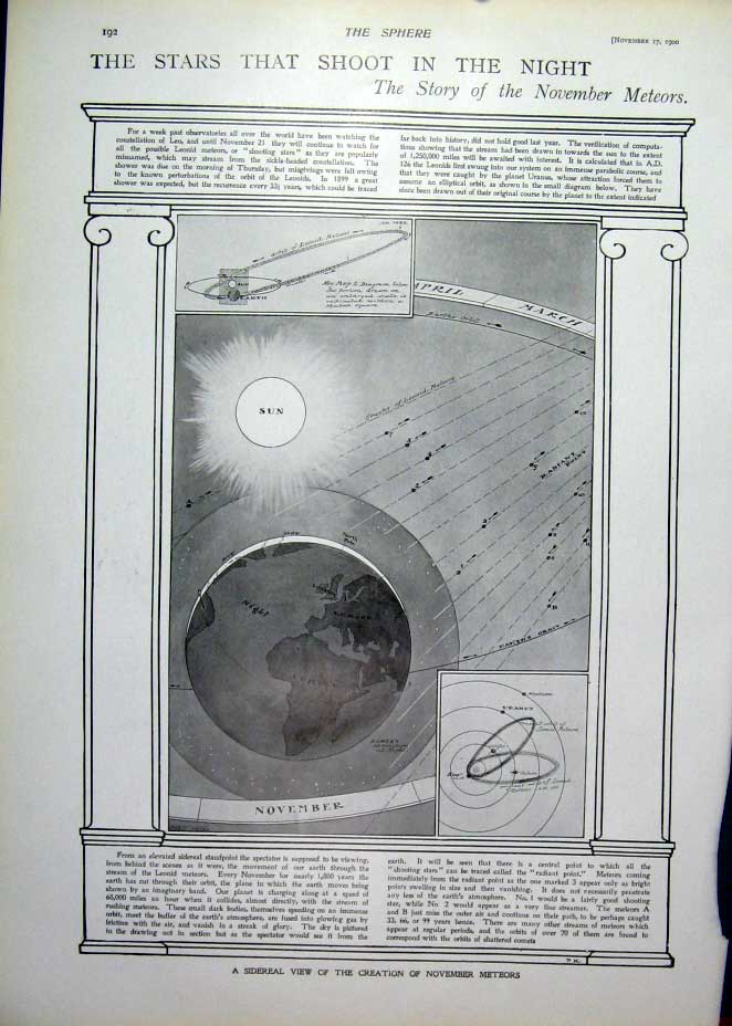 Original Old Antique Print Queen Victoria & Her Colonials Home From War 1900