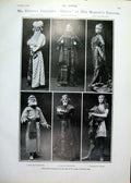 Original Old Antique Print The Swashbuckler New P[Lay Duke York'S Theatre1900