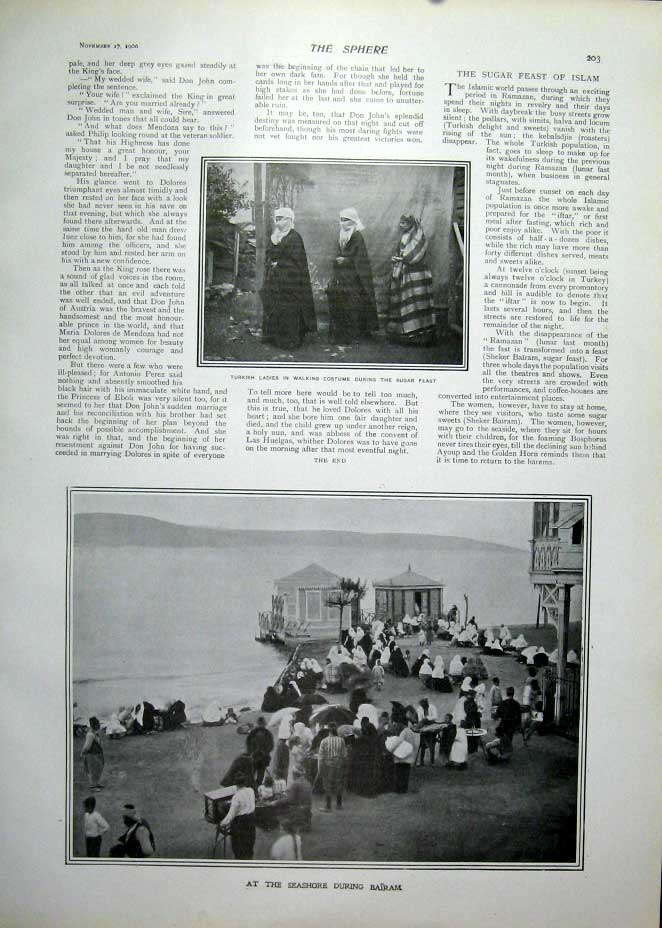 Original Old Antique Print Duchess York'S Briothers At The Front 1900 Victorian