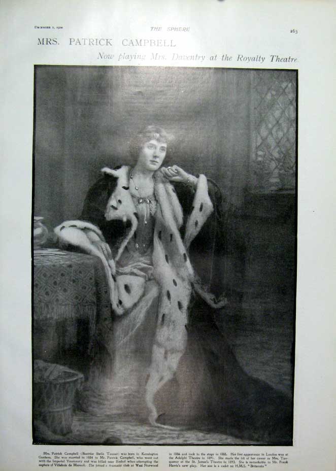Original Old Antique Print Theft Nelso Relics From Grenwich Hospital 1900 20th