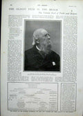Original Old Antique Print Fox Hunting Season With The Quorn 1900 20th