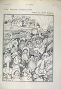 Original Old Antique Print Infant Imperialists Fine Art 1900 By Charles Robinson
