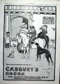 Original Old Antique Print Cadbury'S Cocoa For The Weary Traveller 1900 Advert