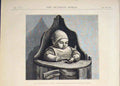 Original Old Antique Print Young Hollander Dutch Bottomley Child 1874 Victorian