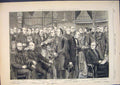 Original Old Antique Print Church Congress Brighton Platform Bishop 1874 19th