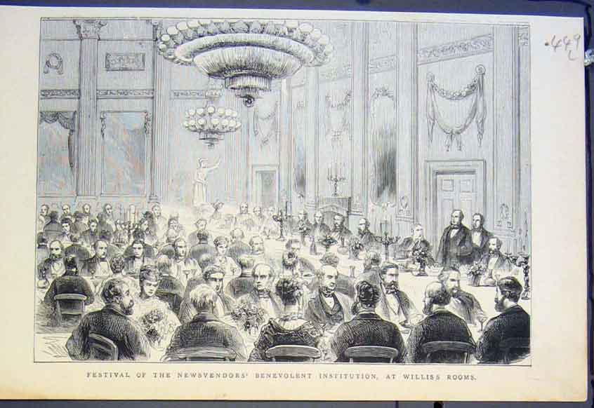 Old Antique Print Festival Willis'S Rooms London Newsvendors Benevolent