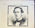 Original Old Antique Print Portrait Sir Sterndale Bennett 1875 19th