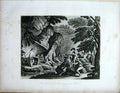Old Antique Print John Baptist Preaching In Wilderness Life Jesus Christ
