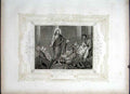 Original Old Antique Print Christ Healing The Sick Life Jesus Christ 1863 19th