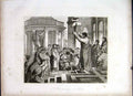 Original Old Antique Print St Paul Preaching At Athens Life Jesus Christ 1863