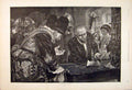 Original Old Antique Print War Time Levy Coins 1892 19th Century