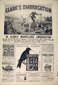Old Antique Print Advert Advertisement Clark'S Embrocation Carter'S Liver