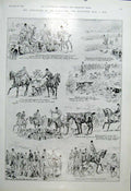 Original Old Antique Print The Scratch'Em Kill A Fox 1904 Cartoon 20th Century