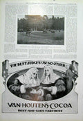 Original Old Antique Print Feeding Der Highlands Scotland 1904 20th Century