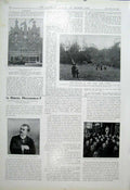 Original Old Antique Print King Edward Shooting West Dean Park Sussex 1904 20th