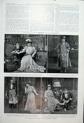 Original Old Antique Print Freedom Suzanne At Crighterion Theatre 1904 20th