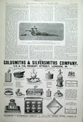 Original Old Antique Print Miss Lewes Only Lady Rifle Competitor At Bisley 1904