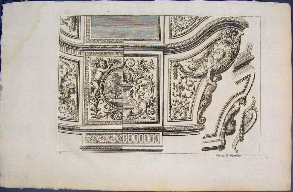 Antique Old Print Mariette C1690 Engraved Plates Engravings Plate 5691660127